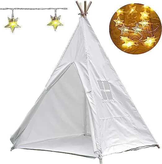 چادر تیپی به همراه ریسه چراغ ستاره ای چادر تیپی به همراه ریسه چراغ ستاره ای