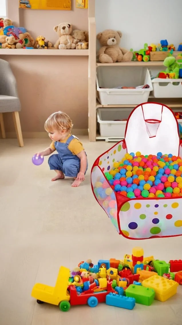 چادر بازی کودک سوییت سون® با استخر توپ و حلقه بسکتبال کوچک برای کودکان نوپا، کودکان و حیوانات خانگی - سرگرمی داخل و خارج از خانه، طراحی قابل حمل 1.2 متری برای بازی و رشد فعال (توپ ها شامل نمی شوند) چادر بازی کودک سوییت سون® با استخر توپ و حلقه بسکتبال کوچک برای کودکان نوپا، کودکان و حیوانات خانگی - سرگرمی داخل و خارج از خانه، طراحی قابل حمل 1.2 متری برای بازی و رشد فعال (توپ ها شامل نمی شوند)