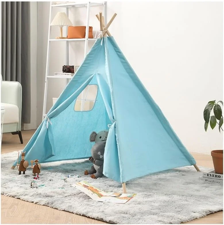 چادر تیپی TAPIT برای کودکان، چادر بازی بوم، چادر تاشو برای کودکان نوپا، چادر بازی کودکان در داخل خانه، خانه بازی برای کودکان، چادر اتاق کودک برای پسران و دختران (A03-آبی) چادر تیپی TAPIT برای کودکان، چادر بازی بوم، چادر تاشو برای کودکان نوپا، چادر بازی کودکان در داخل خانه، خانه بازی برای کودکان، چادر اتاق کودک برای پسران و دختران (A03-آبی)