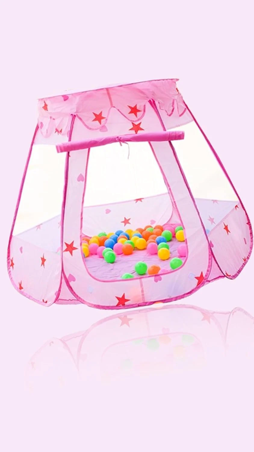 چادر بازی کودک سوییت سون®، صورتی، چادر بازی کودکان مناسب فضای داخلی و خارجی، چادر بازی سرگرم کننده برای دختران و پسران (توپ های رنگی شامل نمی شود) چادر بازی کودک سوییت سون®، صورتی، چادر بازی کودکان مناسب فضای داخلی و خارجی، چادر بازی سرگرم کننده برای دختران و پسران (توپ های رنگی شامل نمی شود)