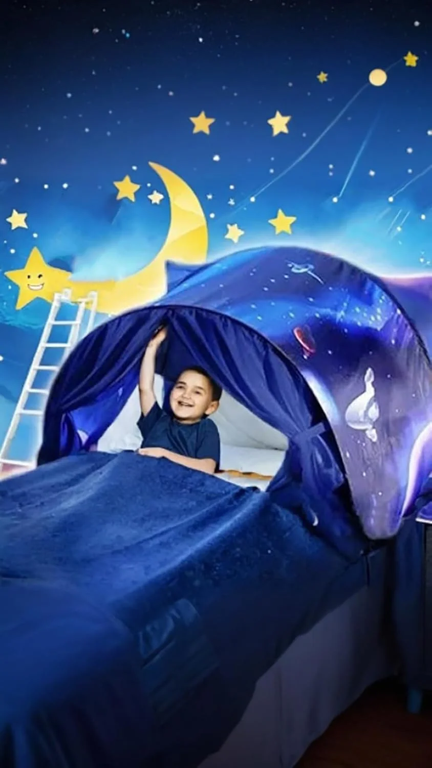 چادر ماجراجویی فضایی Sweet seven® برای کودکان - چادر بازی تاشو، مناسب برای اتاق خواب و اتاق بازی، ایده هدیه منحصر به فرد برای پسران و دختران چادر ماجراجویی فضایی Sweet seven® برای کودکان - چادر بازی تاشو، مناسب برای اتاق خواب و اتاق بازی، ایده هدیه منحصر به فرد برای پسران و دختران
