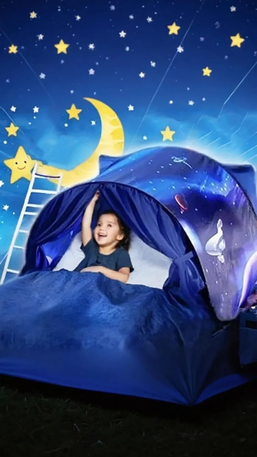 چادر ماجراجویی فضایی Sweet seven® برای کودکان - چادر بازی تاشو، مناسب برای اتاق خواب و اتاق بازی، ایده هدیه منحصر به فرد برای پسران و دختران چادر ماجراجویی فضایی Sweet seven® برای کودکان - چادر بازی تاشو، مناسب برای اتاق خواب و اتاق بازی، ایده هدیه منحصر به فرد برای پسران و دختران