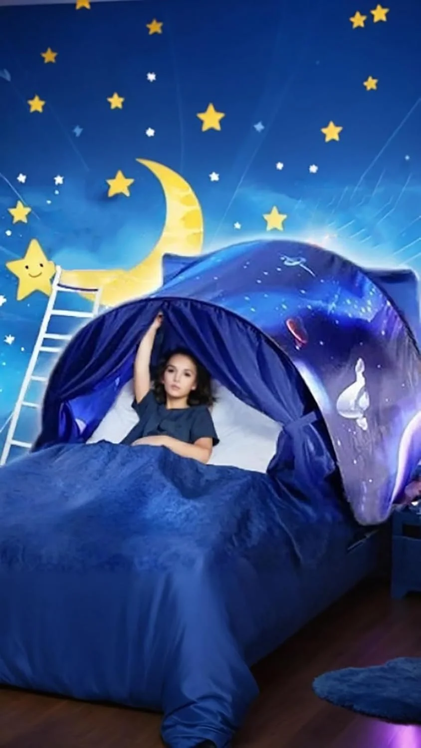 چادر ماجراجویی فضایی Sweet seven® برای کودکان - چادر بازی تاشو، مناسب برای اتاق خواب و اتاق بازی، ایده هدیه منحصر به فرد برای پسران و دختران چادر ماجراجویی فضایی Sweet seven® برای کودکان - چادر بازی تاشو، مناسب برای اتاق خواب و اتاق بازی، ایده هدیه منحصر به فرد برای پسران و دختران