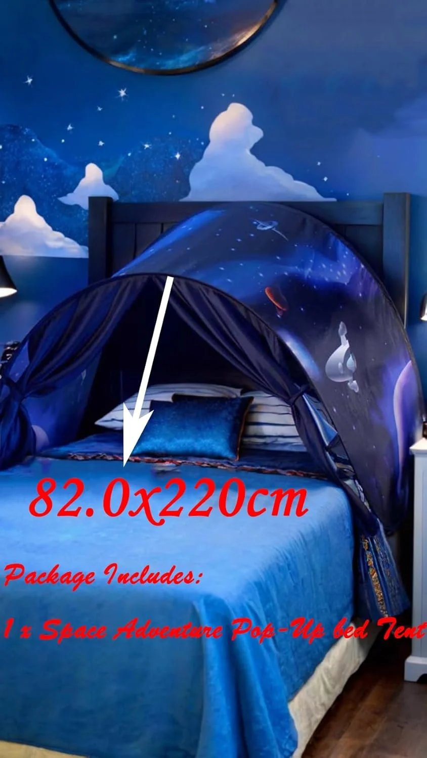 چادر ماجراجویی فضایی Sweet seven® برای کودکان - چادر بازی تاشو، مناسب برای اتاق خواب و اتاق بازی، ایده هدیه منحصر به فرد برای پسران و دختران چادر ماجراجویی فضایی Sweet seven® برای کودکان - چادر بازی تاشو، مناسب برای اتاق خواب و اتاق بازی، ایده هدیه منحصر به فرد برای پسران و دختران