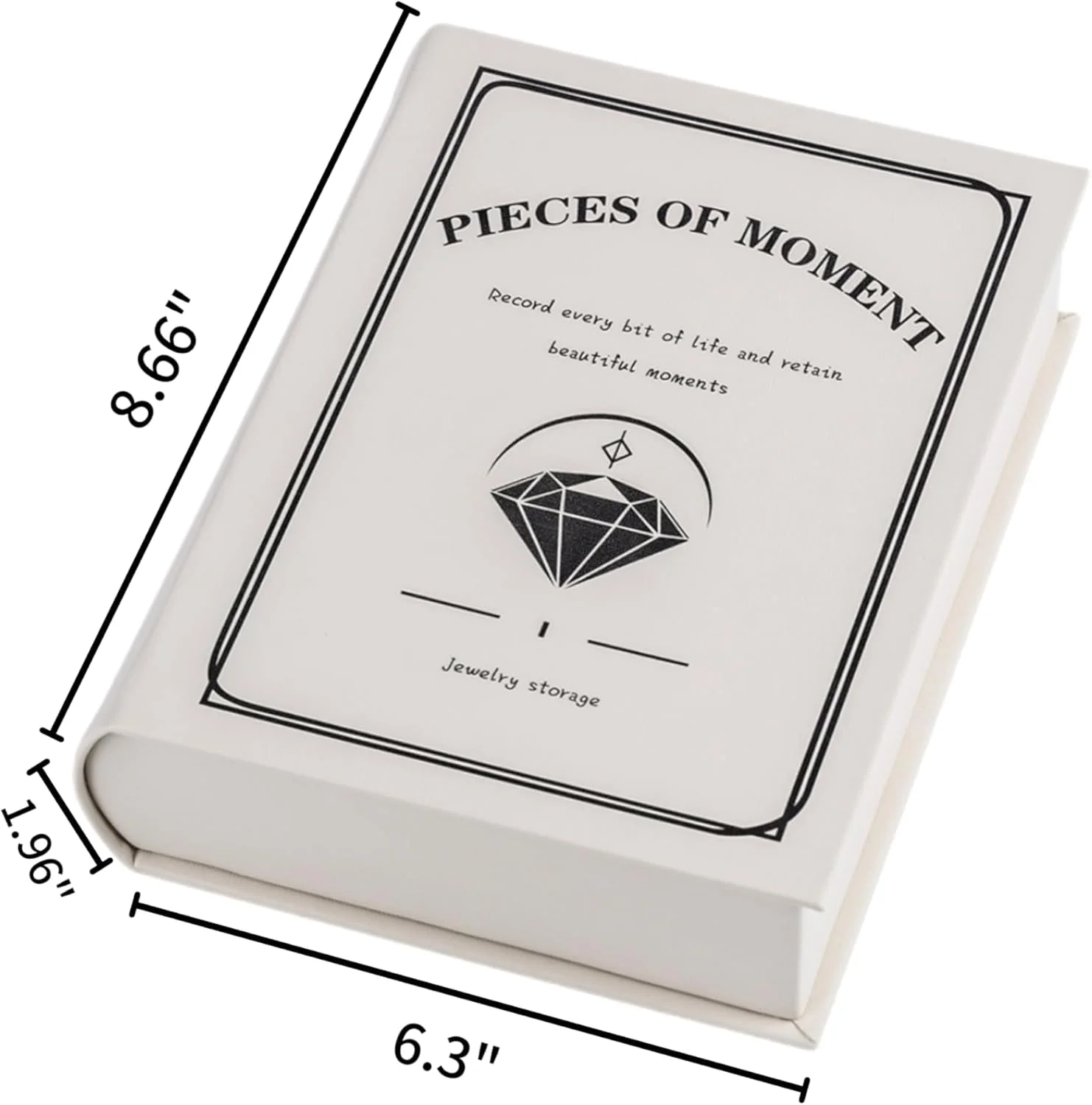 جعبه کتابی نظم دهنده جواهرات، جعبه نگهداری جواهرات مسافرتی چرمی PU با بست مغناطیسی، نگهداری دو طرفه برای گوشواره، گردنبند، انگشتر و دستبند، جمع و جور، هدیه لوکس برای زنان (سفید) جعبه کتابی نظم دهنده جواهرات، جعبه نگهداری جواهرات مسافرتی چرمی PU با بست مغناطیسی، نگهداری دو طرفه برای گوشواره، گردنبند، انگشتر و دستبند، جمع و جور، هدیه لوکس برای زنان (سفید)