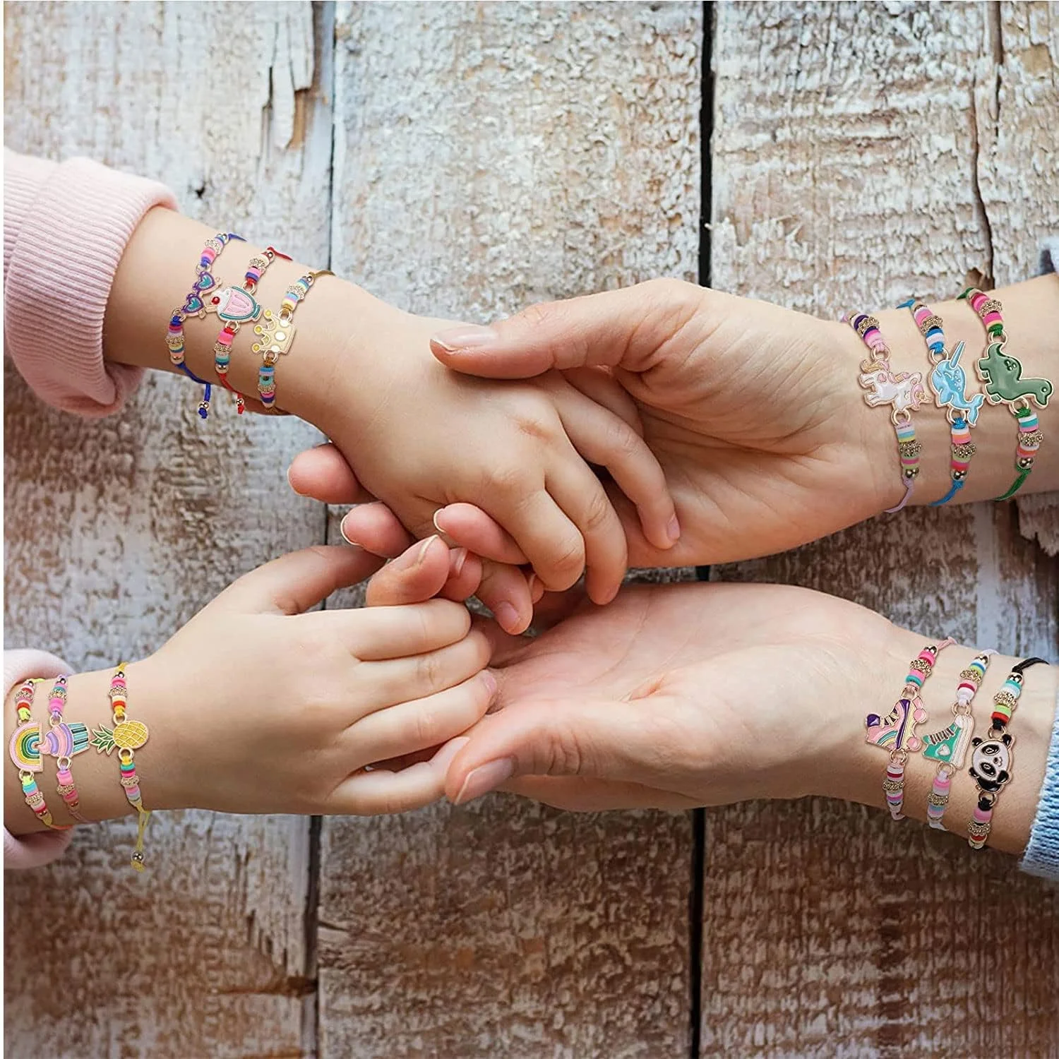 ست دستبند موج سواری Excefore زنانه 12 تکه، دستبند بافت چند رنگ قابل تنظیم، جواهرات مد ساحلی تابستانی، دستبند دوستی تک شاخ، حیوانات و آناناس برای دختران و زنان ست دستبند موج سواری Excefore زنانه 12 تکه، دستبند بافت چند رنگ قابل تنظیم، جواهرات مد ساحلی تابستانی، دستبند دوستی تک شاخ، حیوانات و آناناس برای دختران و زنان