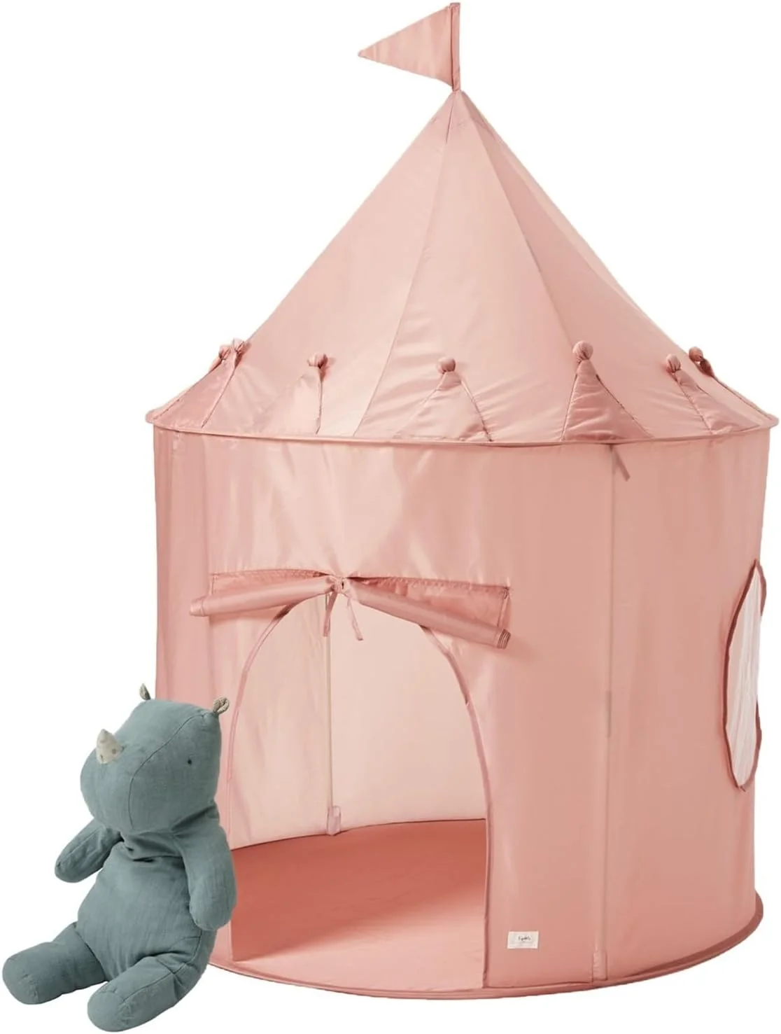 چادر بازی کودکانه 3 Sprouts مدل قلعه با پارچه بازیافتی برای بازی های داخل و خارج از خانه - صورتی مات چادر بازی کودکانه 3 Sprouts مدل قلعه با پارچه بازیافتی برای بازی های داخل و خارج از خانه - صورتی مات