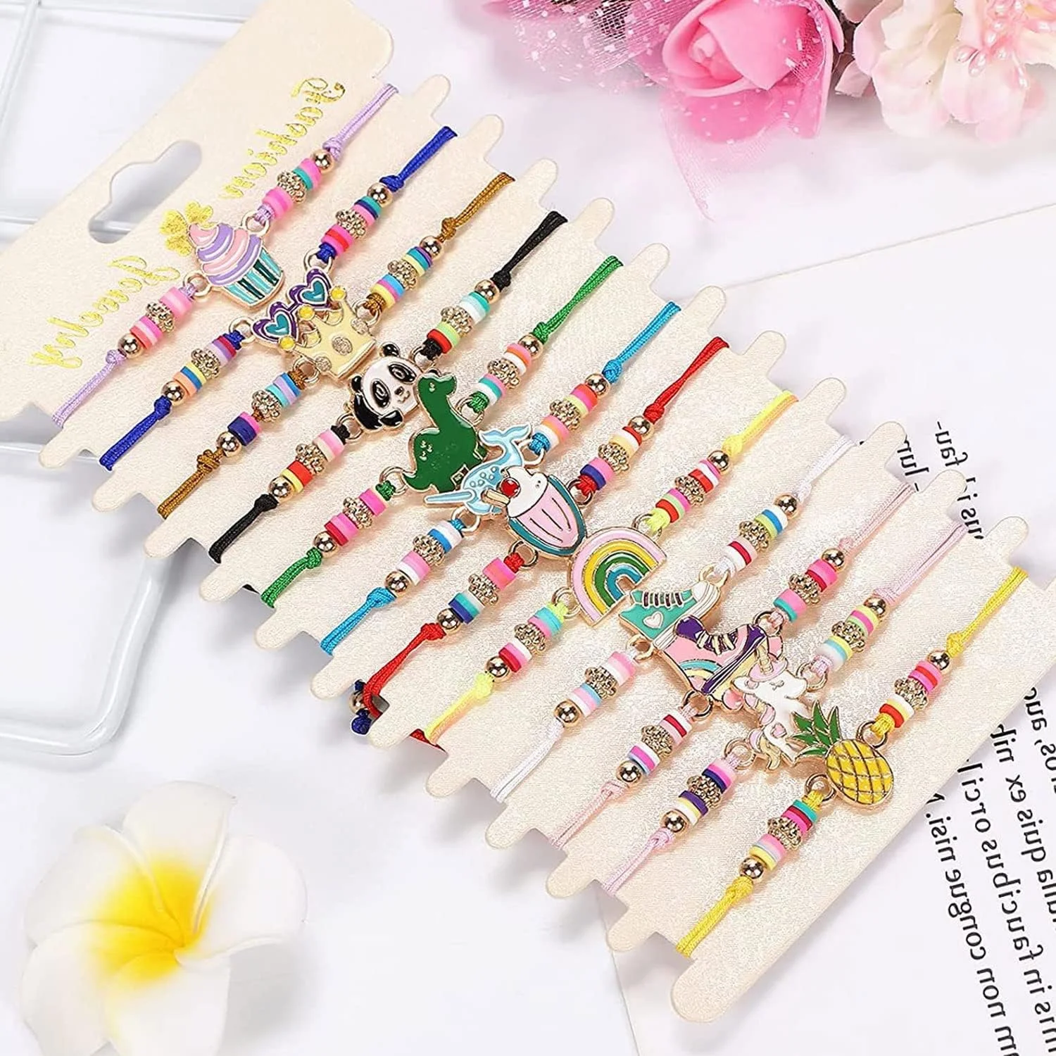 ست دستبند موج سواری Excefore زنانه 12 تکه، دستبند بافت چند رنگ قابل تنظیم، جواهرات مد ساحلی تابستانی، دستبند دوستی تک شاخ، حیوانات و آناناس برای دختران و زنان ست دستبند موج سواری Excefore زنانه 12 تکه، دستبند بافت چند رنگ قابل تنظیم، جواهرات مد ساحلی تابستانی، دستبند دوستی تک شاخ، حیوانات و آناناس برای دختران و زنان