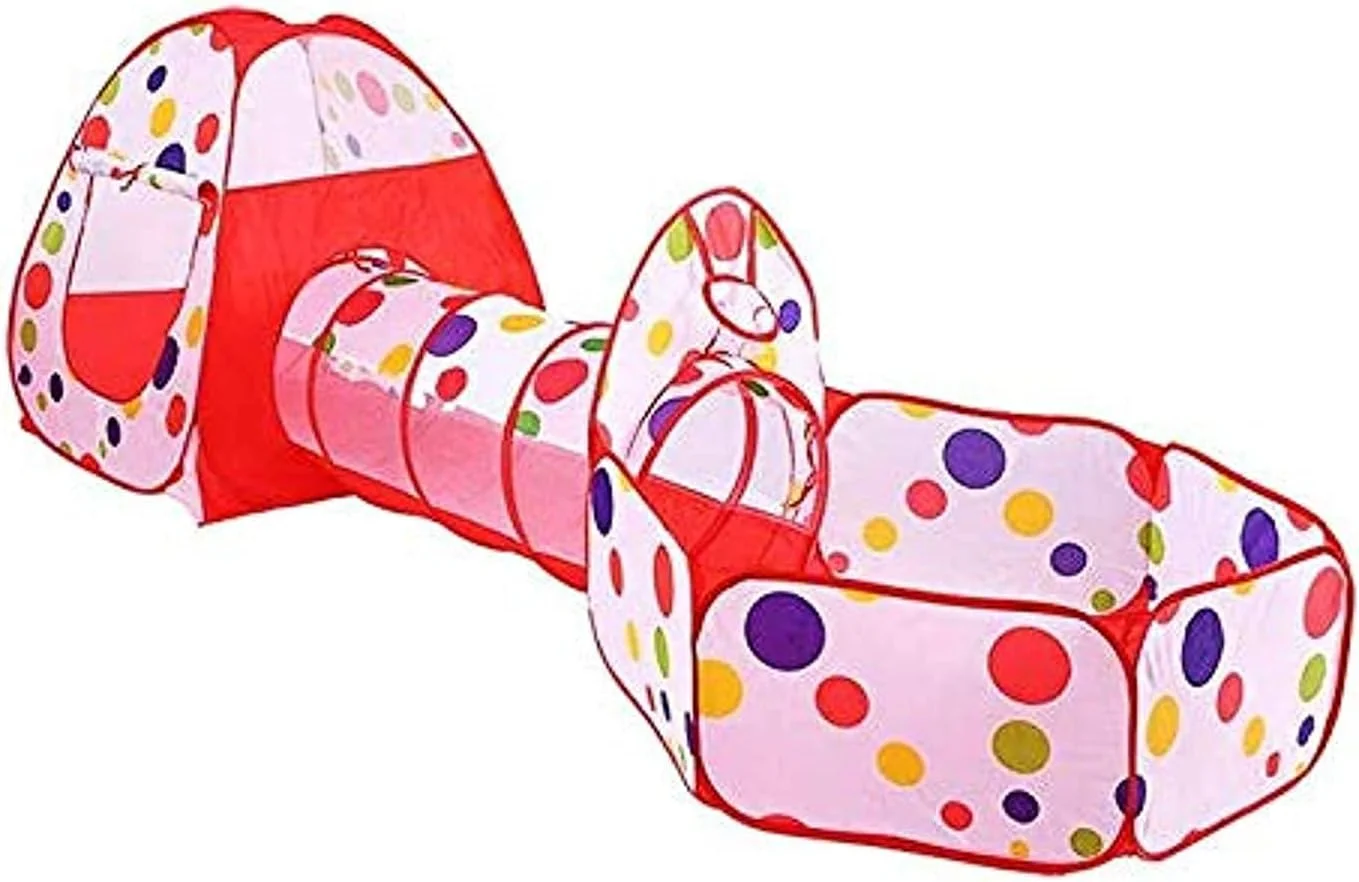 چادر بازی توپ کودک SKEIDO مدل 3 در 1 به همراه تونل بازی چادر بازی توپ کودک SKEIDO مدل 3 در 1 به همراه تونل بازی