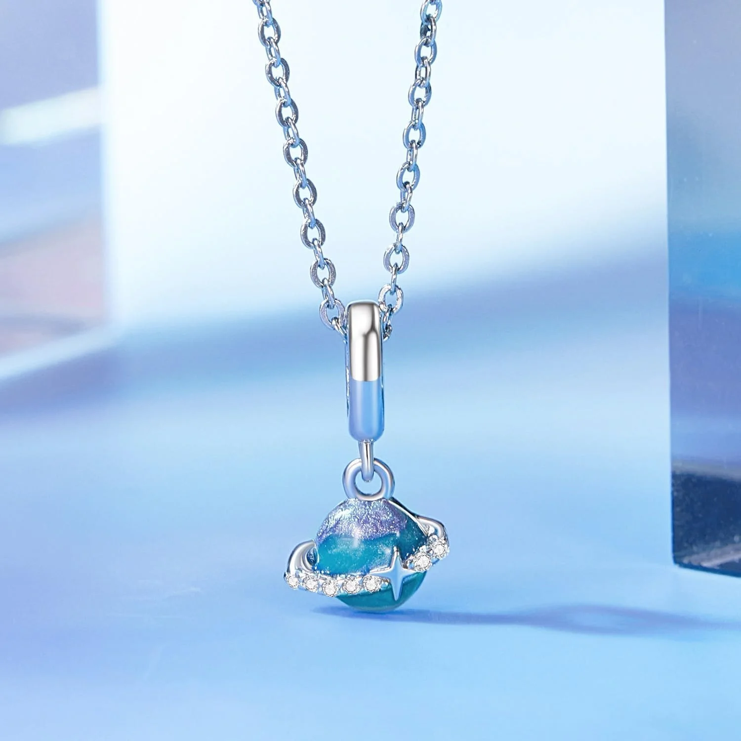 آویز مهره ای زنانه، آویز ستاره نقره استرلینگ 925 برای دستبند و گردنبند زنانه، نقره استرلینگ با آویزهای زیرکون آویز مهره ای، هدیه جواهرات برای زنان دختران دوستان، هدیه تولد