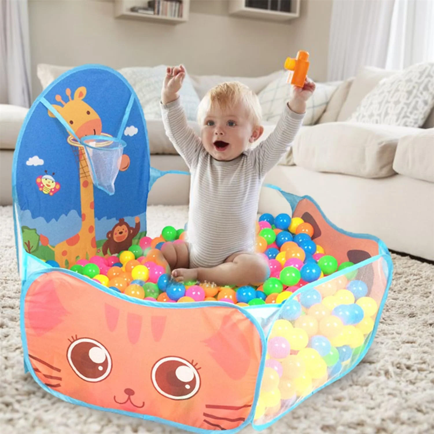 چادر توپ اقیانوسی سازگار با محیط زیست SKEIDO، استخر بازی تاشو برای کودکان، خانه اسباب بازی سرپوشیده نوزاد، استخر اسباب بازی زیبا برای کودکان، چادر چاپی (آبی) چادر توپ اقیانوسی سازگار با محیط زیست SKEIDO، استخر بازی تاشو برای کودکان، خانه اسباب بازی سرپوشیده نوزاد، استخر اسباب بازی زیبا برای کودکان، چادر چاپی (آبی)