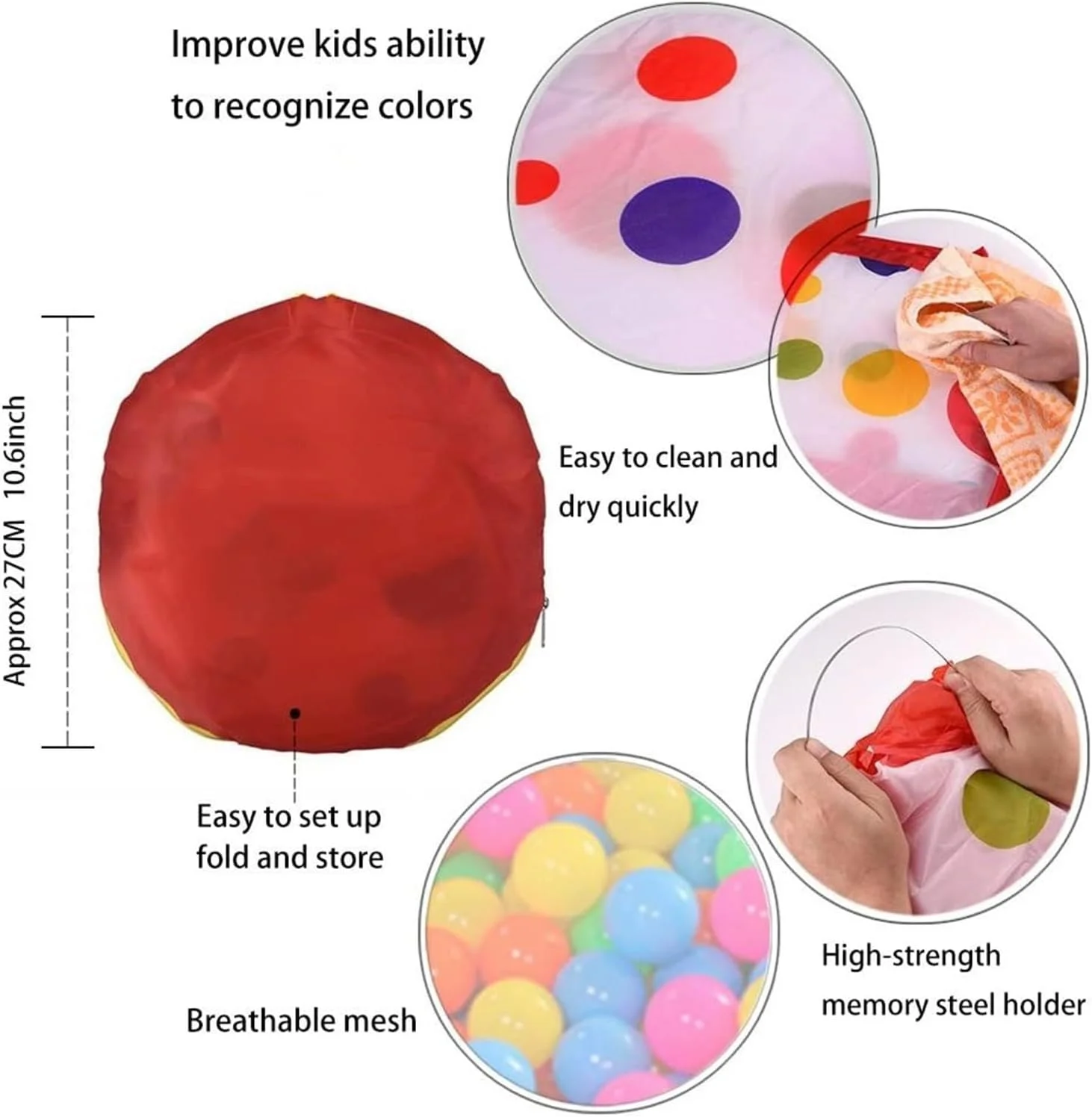چادر توپ اقیانوسی سازگار با محیط زیست SKEIDO، استخر بازی تاشو برای کودکان، خانه اسباب بازی سرپوشیده نوزاد، استخر اسباب بازی زیبا برای کودکان، چادر چاپی (آبی) چادر توپ اقیانوسی سازگار با محیط زیست SKEIDO، استخر بازی تاشو برای کودکان، خانه اسباب بازی سرپوشیده نوزاد، استخر اسباب بازی زیبا برای کودکان، چادر چاپی (آبی)