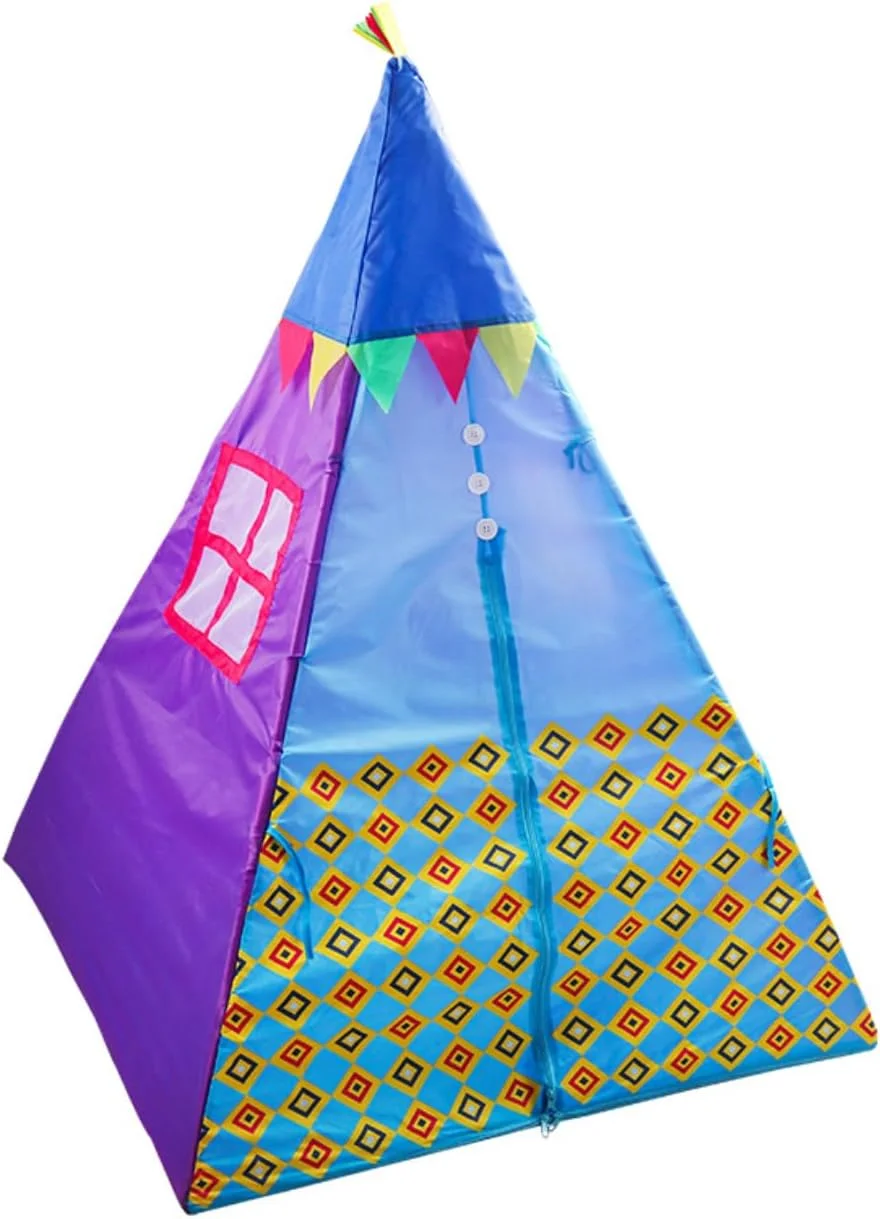 چادر بازی کودکانه SKEIDO، تیپی کودک، خانه بازی تاشو شاهزاده خانم سرپوشیده برای نوزادان و کودکان نوپا، چادر بازی والدین و کودک چادر بازی کودکانه SKEIDO، تیپی کودک، خانه بازی تاشو شاهزاده خانم سرپوشیده برای نوزادان و کودکان نوپا، چادر بازی والدین و کودک