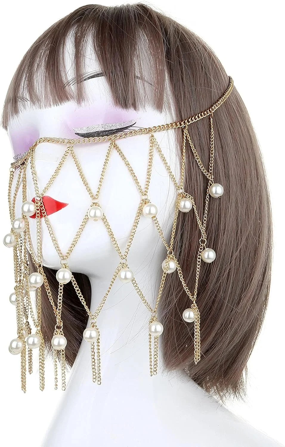 اکسفور نقاب حجاب سر پوشاک زنجیره ای لباس کریستال سر لباس مهمانی جواهرات هندی اکسفور نقاب حجاب سر پوشاک زنجیره ای لباس کریستال سر لباس مهمانی جواهرات هندی