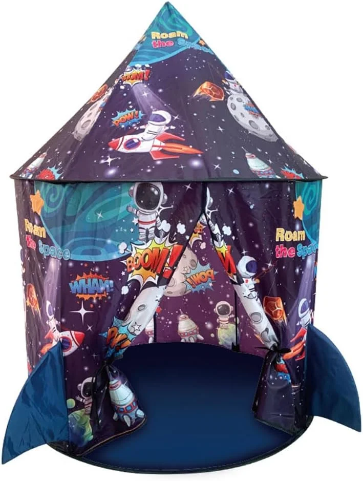 چادر بازی کودک TKAS، خانه بازی کودکان، چادر موشکی کودک نوپا، قلعه فضایی سرپوشیده و بیرونی، چادر اتاق بازی برای پسران و دختران (آبی) چادر بازی کودک TKAS، خانه بازی کودکان، چادر موشکی کودک نوپا، قلعه فضایی سرپوشیده و بیرونی، چادر اتاق بازی برای پسران و دختران (آبی)