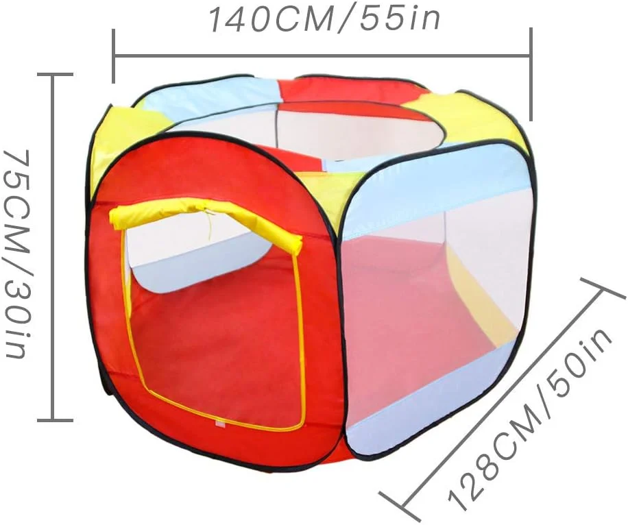 چادر بازی و استخر توپ طرح شش ضلعی TKAS برای کودکان - قرمز - مدرن، مناسب برای هر دو جنسیت - 3 سال به بالا چادر بازی و استخر توپ طرح شش ضلعی TKAS برای کودکان - قرمز - مدرن، مناسب برای هر دو جنسیت - 3 سال به بالا