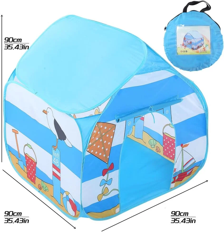 چادر بازی کودکانه TKAS، خانه بازی تاشو کودک، مناسب فضای داخلی و خارجی، اتاق بازی پسرانه، قلعه شاهزاده، چادر تیپی افسانه ای، آبی چادر بازی کودکانه TKAS، خانه بازی تاشو کودک، مناسب فضای داخلی و خارجی، اتاق بازی پسرانه، قلعه شاهزاده، چادر تیپی افسانه ای، آبی