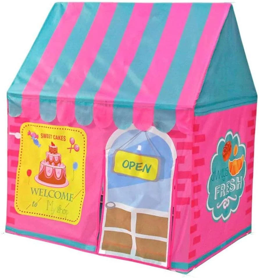 چادر بازی کودکانه TKAS، خانه بازی هدیه برای دختر و پسر، قلعه شاهزاده و پرنسس (خانه بازی صورتی) چادر بازی کودکانه TKAS، خانه بازی هدیه برای دختر و پسر، قلعه شاهزاده و پرنسس (خانه بازی صورتی)