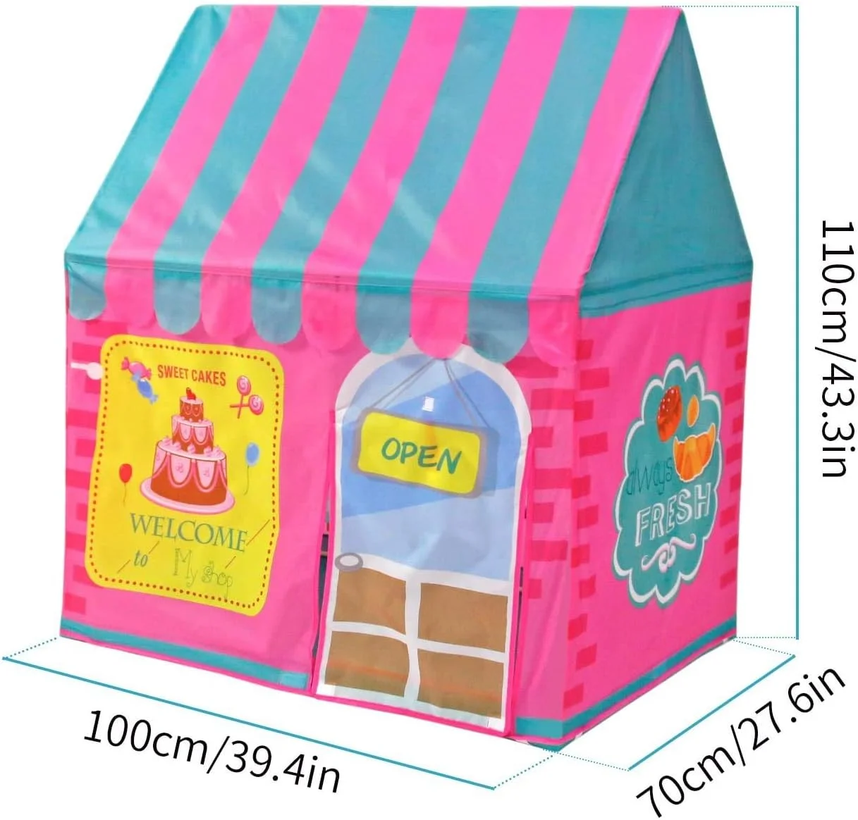 چادر بازی کودکانه TKAS، خانه بازی هدیه برای دختر و پسر، قلعه شاهزاده و پرنسس (خانه بازی صورتی) چادر بازی کودکانه TKAS، خانه بازی هدیه برای دختر و پسر، قلعه شاهزاده و پرنسس (خانه بازی صورتی)