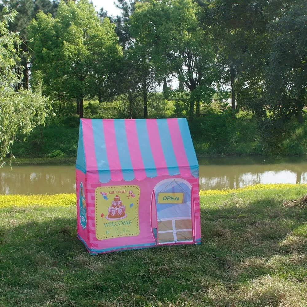 چادر بازی کودکانه TKAS، خانه بازی هدیه برای دختر و پسر، قلعه شاهزاده و پرنسس (خانه بازی صورتی) چادر بازی کودکانه TKAS، خانه بازی هدیه برای دختر و پسر، قلعه شاهزاده و پرنسس (خانه بازی صورتی)