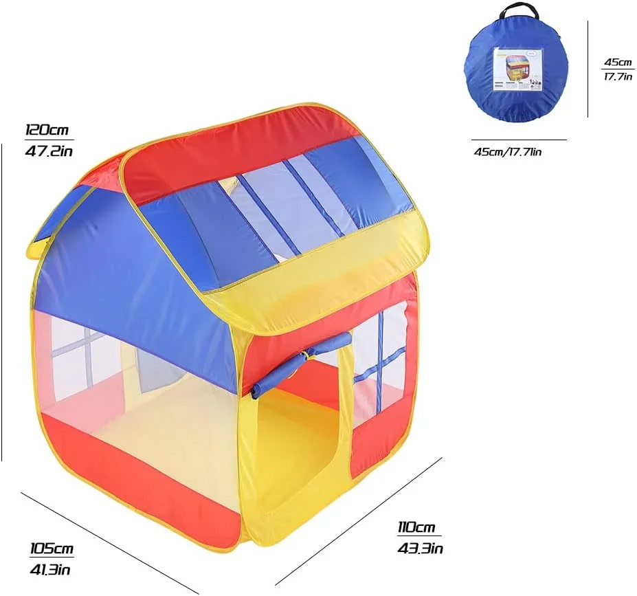چادر بازی کودک TKAS، خانه بازی کودکانه تاشو، مناسب فضای داخلی و خارجی، طرح قلعه شاهزاده و پرنسس برای دختران و پسران چادر بازی کودک TKAS، خانه بازی کودکانه تاشو، مناسب فضای داخلی و خارجی، طرح قلعه شاهزاده و پرنسس برای دختران و پسران