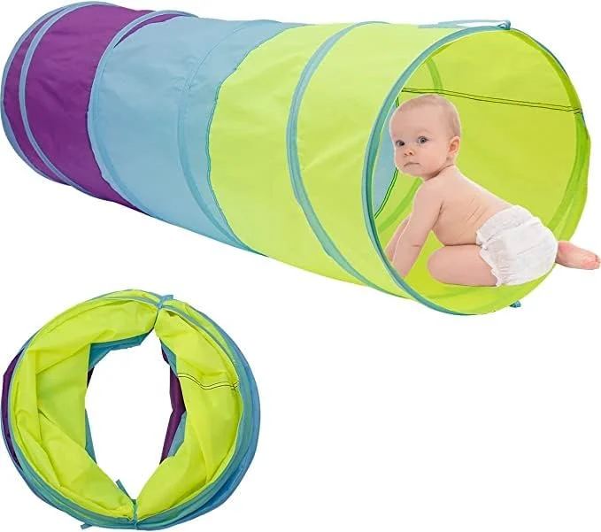 تونل بازی کودکان PYEBE، تونل خزیدن تاشو و رنگارنگ برای نوزادان، کودکان، سگ، گربه، هدیه پسرانه و دخترانه، مناسب بازی در فضای داخلی و خارجی (مدل C) تونل بازی کودکان PYEBE، تونل خزیدن تاشو و رنگارنگ برای نوزادان، کودکان، سگ، گربه، هدیه پسرانه و دخترانه، مناسب بازی در فضای داخلی و خارجی (مدل C)