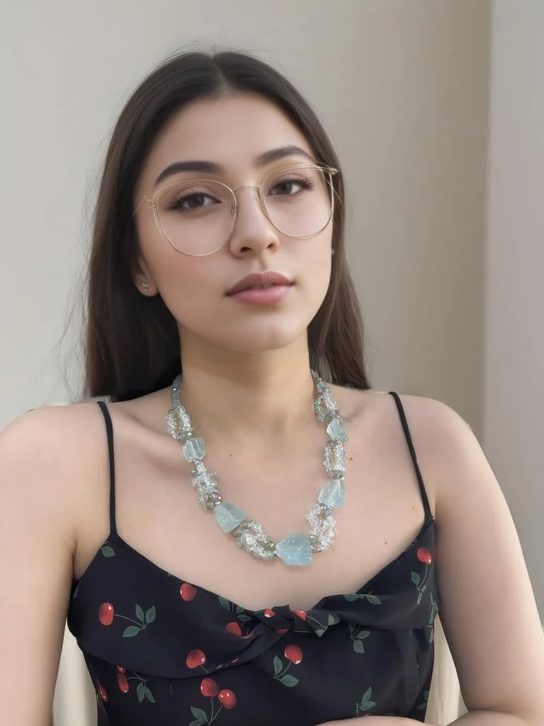 ست گردنبند مهره ای درشت بوهو [جواهرات سنگ طبیعی] - اکسسوری شیک و بادوام برای زنان