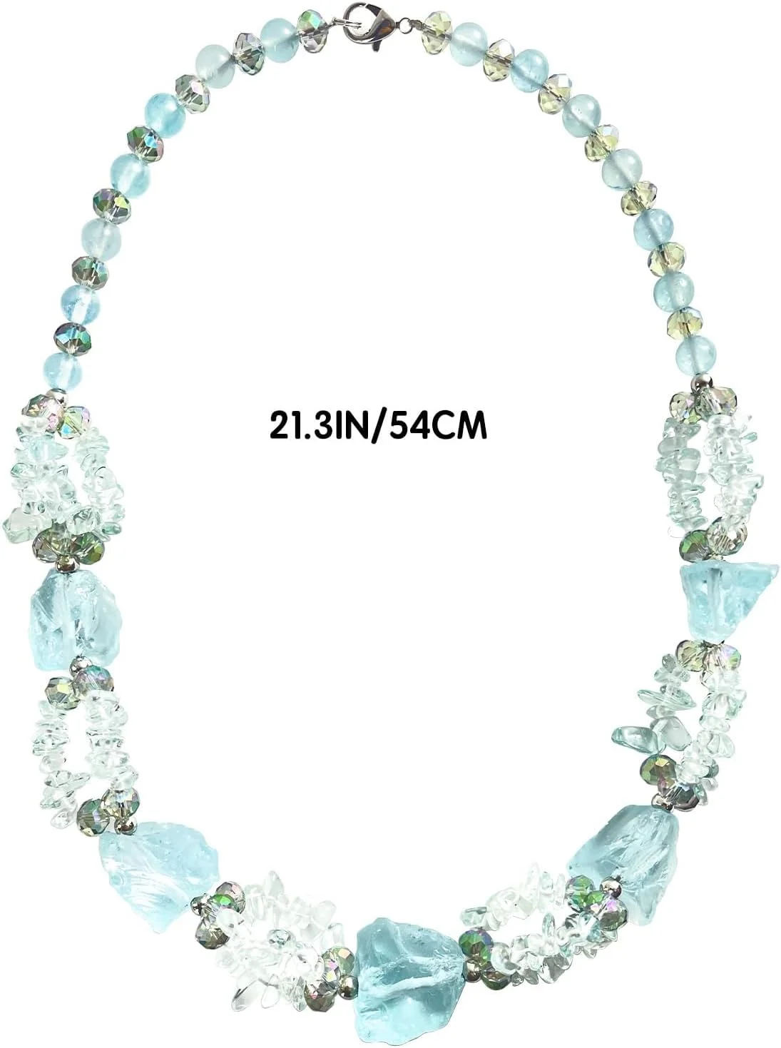 ست گردنبند مهره ای درشت بوهو [جواهرات سنگ طبیعی] - اکسسوری شیک و بادوام برای زنان