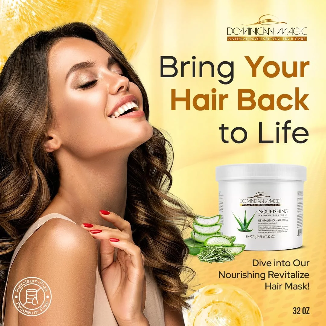 ماسک موی مغذی و احیا کننده دومینیکن مجیک 946 میلی لیتر ماسک موی مغذی و احیا کننده دومینیکن مجیک 946 میلی لیتر