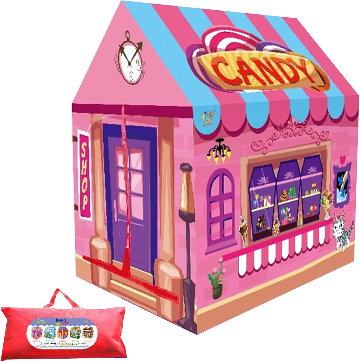 چادرهای بازی VUCATIN برای کودکان نوپا، چادر بازی کودکان برای دختران و پسران، اسباب بازی خانه عروسکی سرپوشیده و فضای باز، خانه بازی ایده آل کودکان با تم های مختلف (بستنی) چادرهای بازی VUCATIN برای کودکان نوپا، چادر بازی کودکان برای دختران و پسران، اسباب بازی خانه عروسکی سرپوشیده و فضای باز، خانه بازی ایده آل کودکان با تم های مختلف (بستنی)