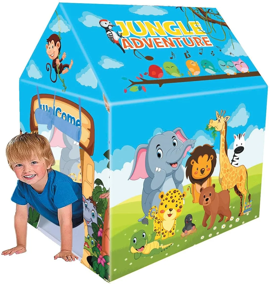 چادر بازی کودکانه Webby با طرح جنگل، خانه بازی سبز رنگ، اسباب بازی خانه برای دختران و پسران بالای 2 سال چادر بازی کودکانه Webby با طرح جنگل، خانه بازی سبز رنگ، اسباب بازی خانه برای دختران و پسران بالای 2 سال