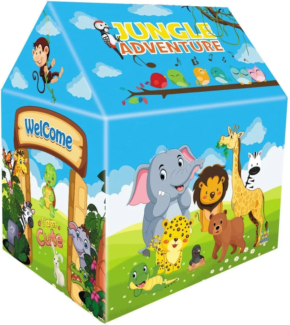 چادر بازی کودکانه Webby با طرح جنگل، خانه بازی سبز رنگ، اسباب بازی خانه برای دختران و پسران بالای 2 سال چادر بازی کودکانه Webby با طرح جنگل، خانه بازی سبز رنگ، اسباب بازی خانه برای دختران و پسران بالای 2 سال