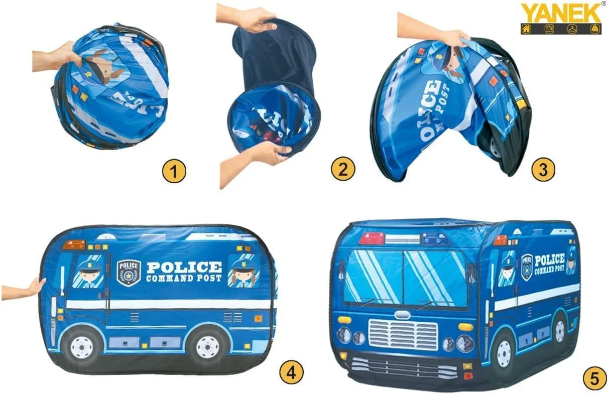 چادر بازی کودکانه YANEK | چادرهای تاشو کامیونی برای پسران و دختران | مناسب استفاده در فضای داخلی و خارجی | به همراه کیف حمل قابل حمل (اتوبوس مدرسه) چادر بازی کودکانه YANEK | چادرهای تاشو کامیونی برای پسران و دختران | مناسب استفاده در فضای داخلی و خارجی | به همراه کیف حمل قابل حمل (اتوبوس مدرسه)