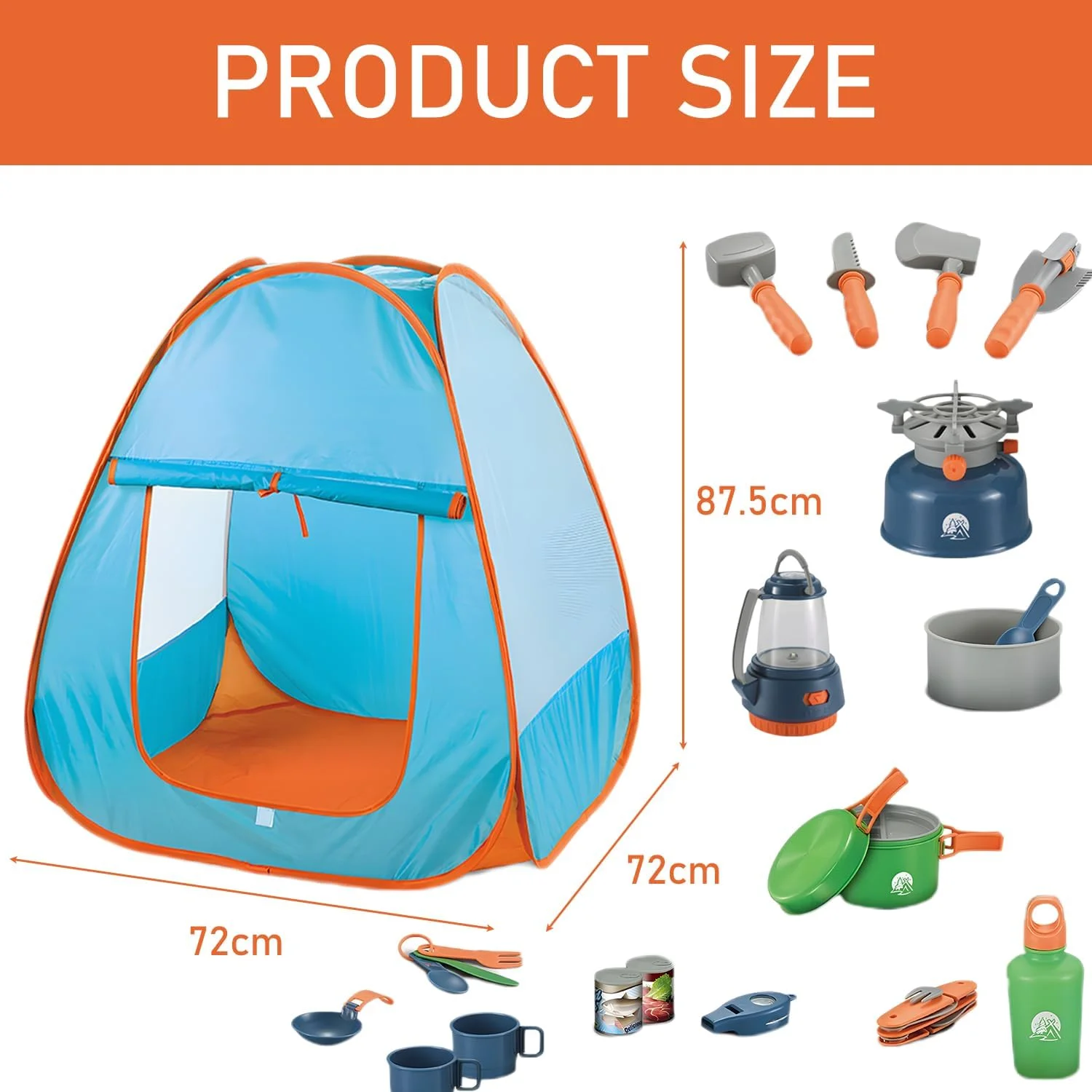 مجموعه 26 تکه اسباب بازی کمپینگ کودکان توی بای با چادر، مجموعه بازی ماجراجویی کودکان نوپا برای پسران، اسباب بازی های تجهیزات کمپینگ برای بازی وانمودی سرپوشیده و فضای باز کودکان، ایده هدیه برای پسران و دختران 3، 4، 5، 6 ساله تولد کریسمس مجموعه 26 تکه اسباب بازی کمپینگ کودکان توی بای با چادر، مجموعه بازی ماجراجویی کودکان نوپا برای پسران، اسباب بازی های تجهیزات کمپینگ برای بازی وانمودی سرپوشیده و فضای باز کودکان، ایده هدیه برای پسران و دختران 3، 4، 5، 6 ساله تولد کریسمس