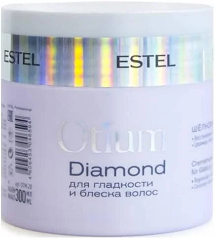 ماسک مو استل 'Otium Diamond Silk برای موهای صاف و درخشان 300 میلی لیتر، نواحی آسیب دیده مو را ترمیم می کند، ساختار آن را بازسازی و تقویت می کند.