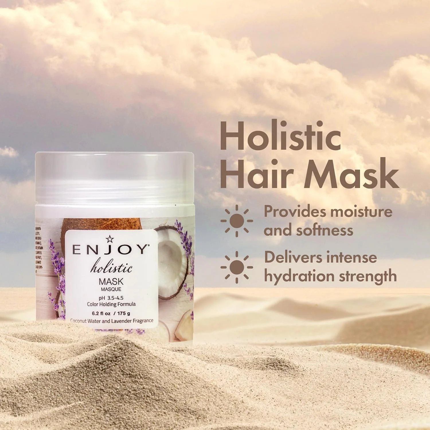 ماسک موی کلی نگر مراقبت از موی اِن‌جوی، نرم کننده برای موهای آسیب دیده، نرم کننده مو، ماسک مو برای موهای آسیب دیده، محصولات مو - 6.2 اونس