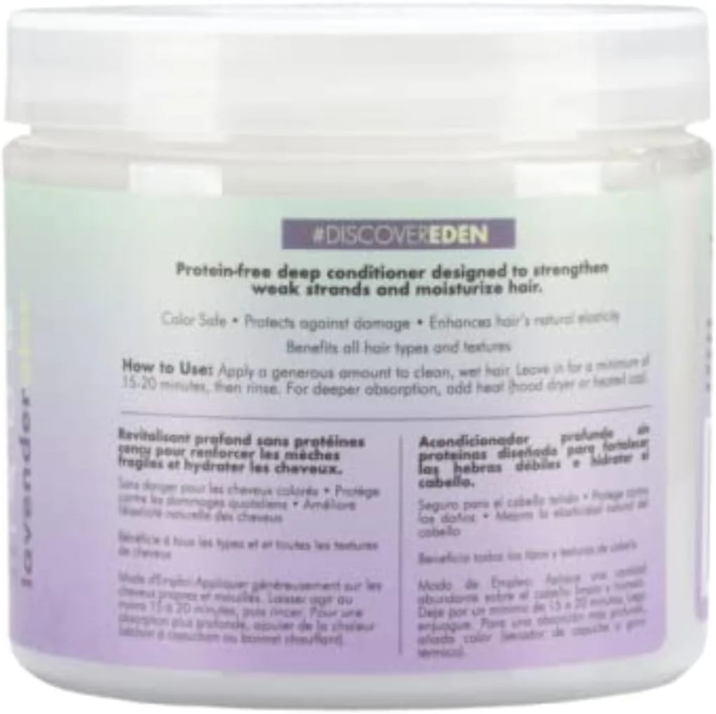 نرم کننده عمیق موهای آسیب دیده حاوی اسطوخودوس و آلوئه ورا EDEN BodyWorks (473 میلی لیتر) - درمان مو برای تقویت و افزایش خاصیت ارتجاعی مو