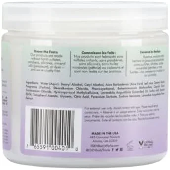 نرم کننده عمیق موهای آسیب دیده حاوی اسطوخودوس و آلوئه ورا EDEN BodyWorks (473 میلی لیتر) - درمان مو برای تقویت و افزایش خاصیت ارتجاعی مو