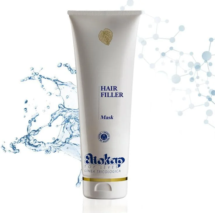 ماسک فیلر مو الیوکاپ تاپ لول، درمان حرفه ای ضخیم کننده مو، 250 میلی لیتر