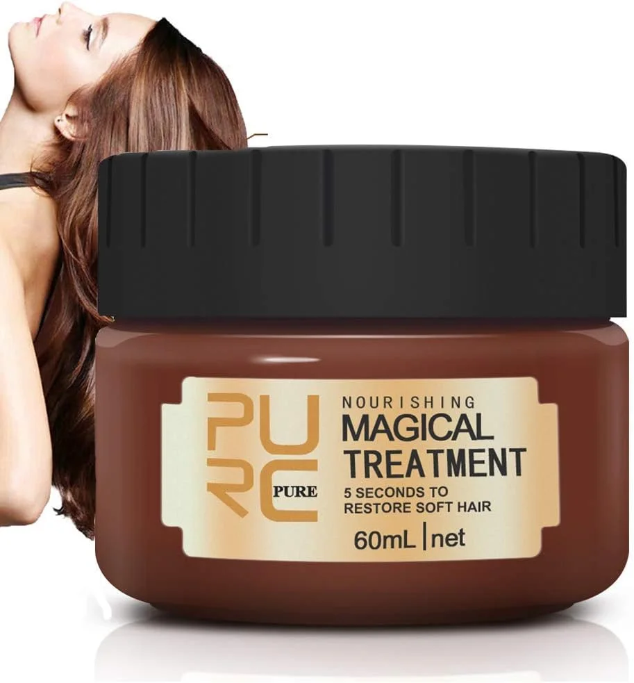 ماسک درمان جادویی مو DTDR، درمان ریشه مولکولی پیشرفته مو، نرم کننده حرفه ای مو، 5 ثانیه برای بازگرداندن موهای نرم، نرم کننده عمیق مناسب برای موهای خشک و آسیب دیده - 60 میلی لیتر