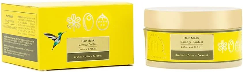 ماسک مو ترمیم کننده مو دِ ارث کالکتیو | حاوی برهمی، زیتون و نارگیل، تغذیه کننده موهای آسیب دیده، احیا کننده، کنترل آسیب | بسته 200 میلی لیتری