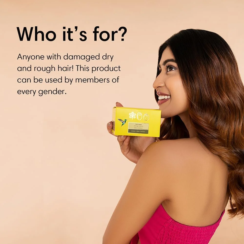 ماسک مو ترمیم کننده مو دِ ارث کالکتیو | حاوی برهمی، زیتون و نارگیل، تغذیه کننده موهای آسیب دیده، احیا کننده، کنترل آسیب | بسته 200 میلی لیتری