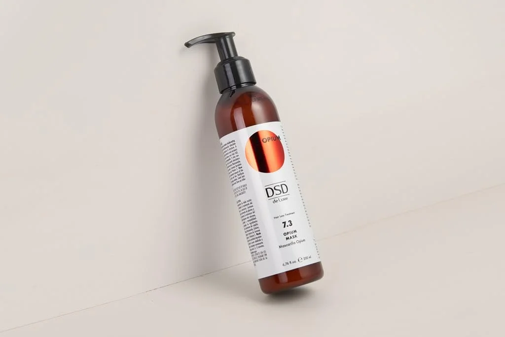 ماسک موی لوکس DSD Opium 7.3، 200 میلی لیتر، درمان حرفه ای مو با پخش کننده پمپی