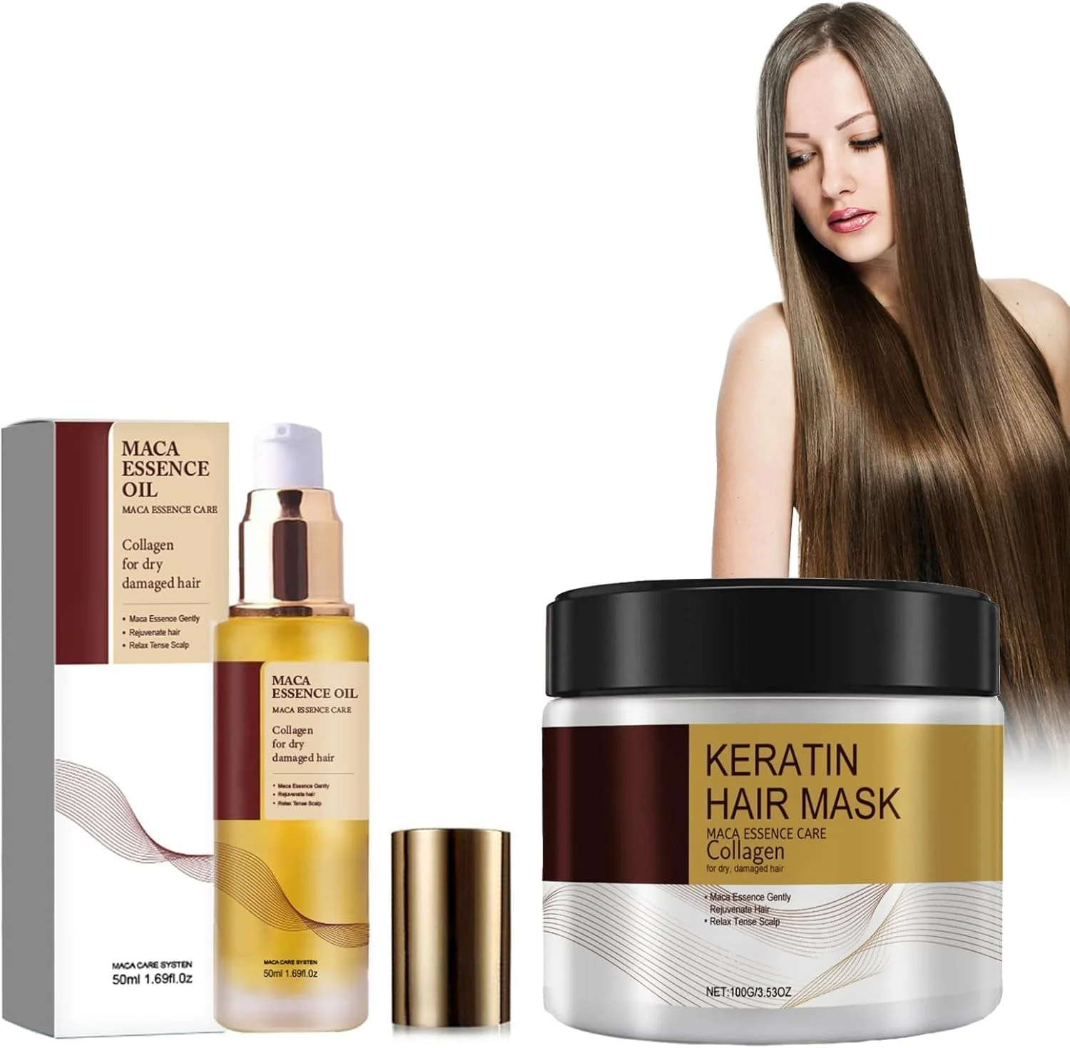 ماسک مو کراتین Mhepzol، درمان ترمیم کننده و مرطوب کننده عمیق برای موهای آسیب دیده، جلوگیری از خشکی، سرم مو کراتینه ضد وز برای موهای براق، مناسب موهای فر یا صاف و نازک