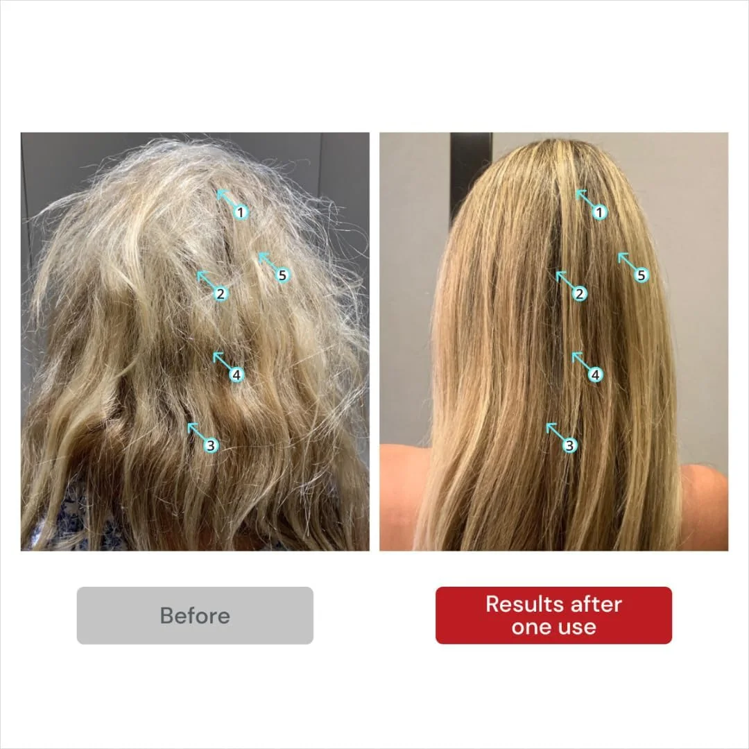 DS Laboratories Nia Fix - درمان ترمیم کننده پیوند مو برای موهای آسیب دیده، شامپو و نرم کننده موهای خشک، ماسک مو برای ترمیم موخوره و شامپو درمان پیوند مو