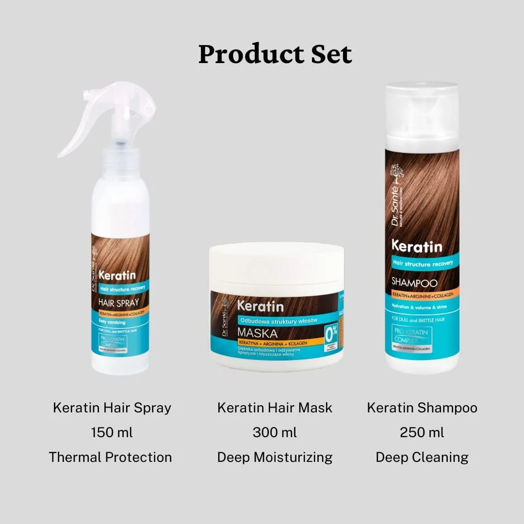 ماسک مو کراتین دکتر سانته 35391 مناسب موهای کدر و شکننده 300 میلی لیتر ماسک مو کراتین دکتر سانته 35391 مناسب موهای کدر و شکننده 300 میلی لیتر