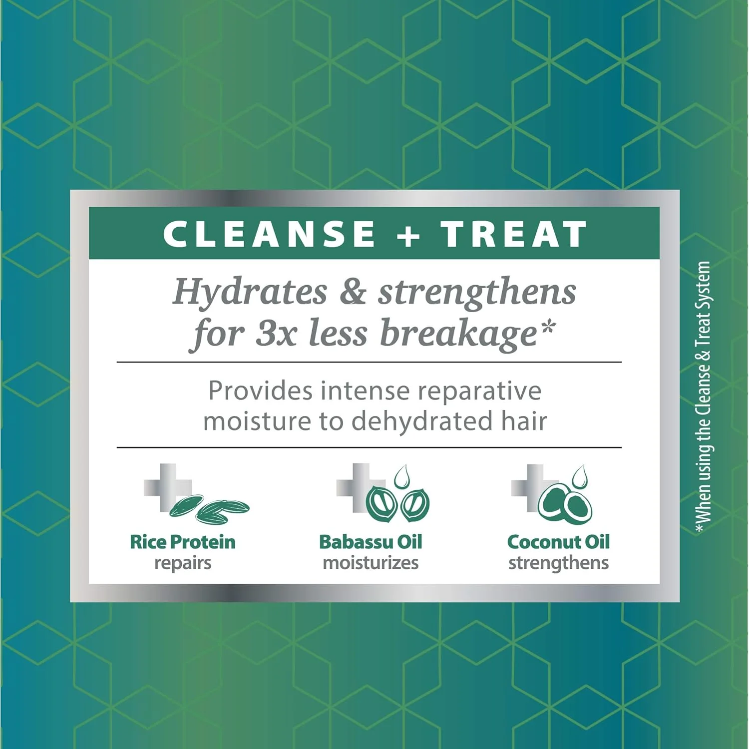 نرم کننده عمیق آبرسان و تقویت کننده موهای قوی و سالم دکتر میراکل. حاوی روغن نارگیل برای تامین رطوبت شدید و ترمیم موهای آسیب دیده.