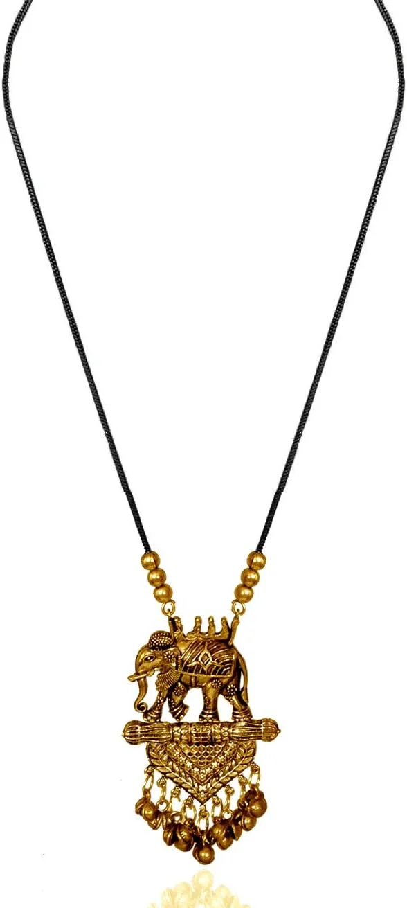 یوBella گردنبند مالا بلند با روکش طلایی، جواهرات سنتی شیک و جدید زنانه (طلایی) (YBNK_5532) یوBella گردنبند مالا بلند با روکش طلایی، جواهرات سنتی شیک و جدید زنانه (طلایی) (YBNK_5532)