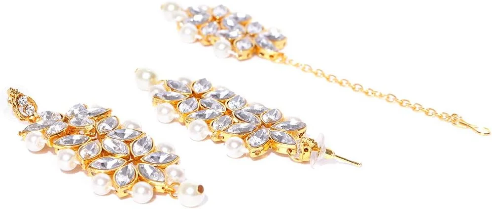 ست جواهرات مرواریدی شیک و جدید زنانه یوولا (سفید)(YBNK_5524) ست جواهرات مرواریدی شیک و جدید زنانه یوولا (سفید)(YBNK_5524)