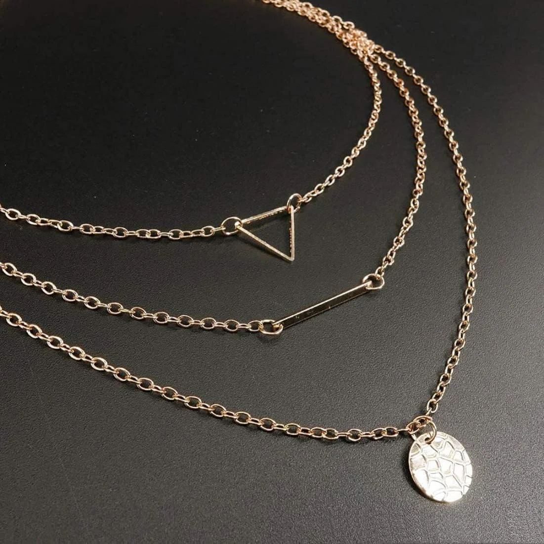 یوتبلا جواهرات، ست شیک دو زنجیر گردنبند برای زنان و دختران یوتبلا جواهرات، ست شیک دو زنجیر گردنبند برای زنان و دختران